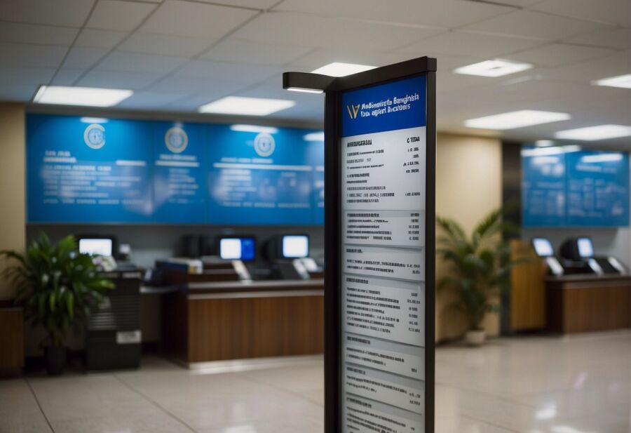 bank service information desk