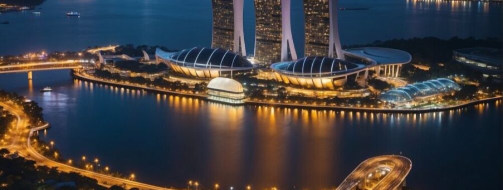 Marina Bay Sands Singapore at Night