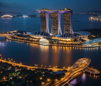 Marina Bay Sands Singapore at Night