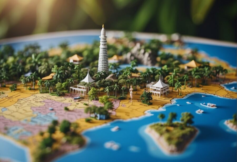 miniature model city landscape