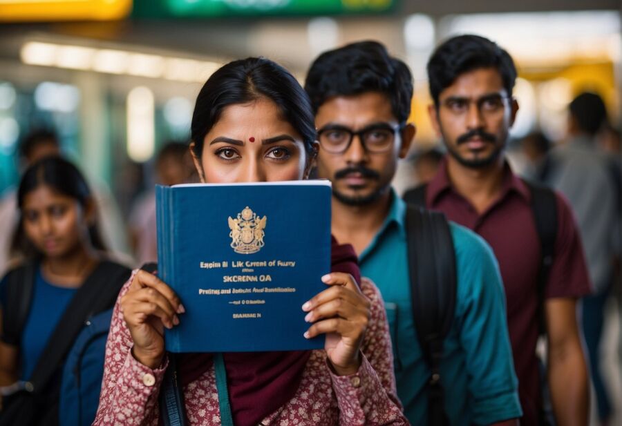 travel visa application photo
