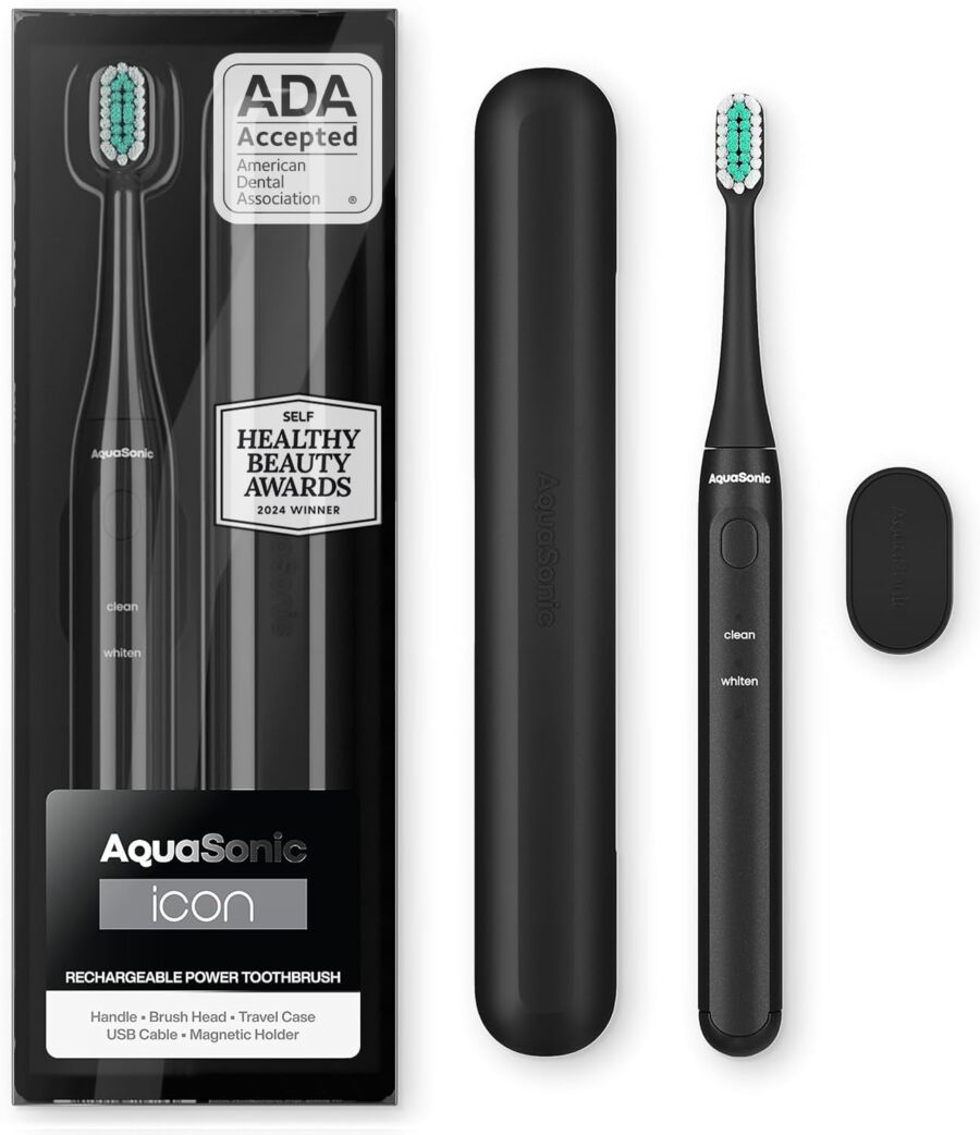 Aquasonic Icon Rechargeable Toothbrush