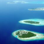 Aerial view of Atolls