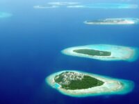 Aerial view of Atolls