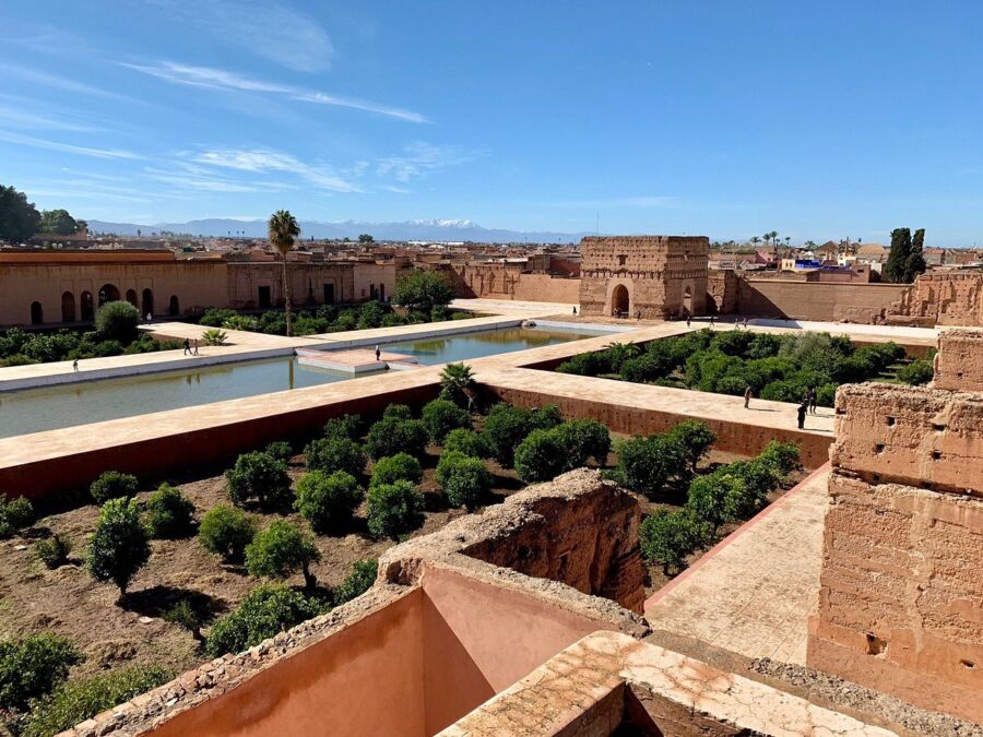 Badi Palace interior shot