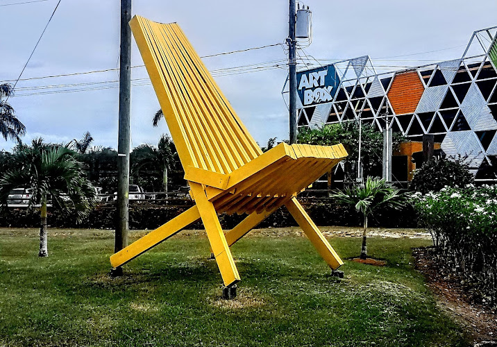 Belize Pride Clam Chair Sculpture