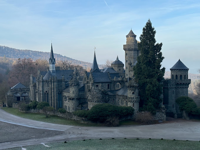 Exterior view of hillside park Bergpark Wilhelmshöhe