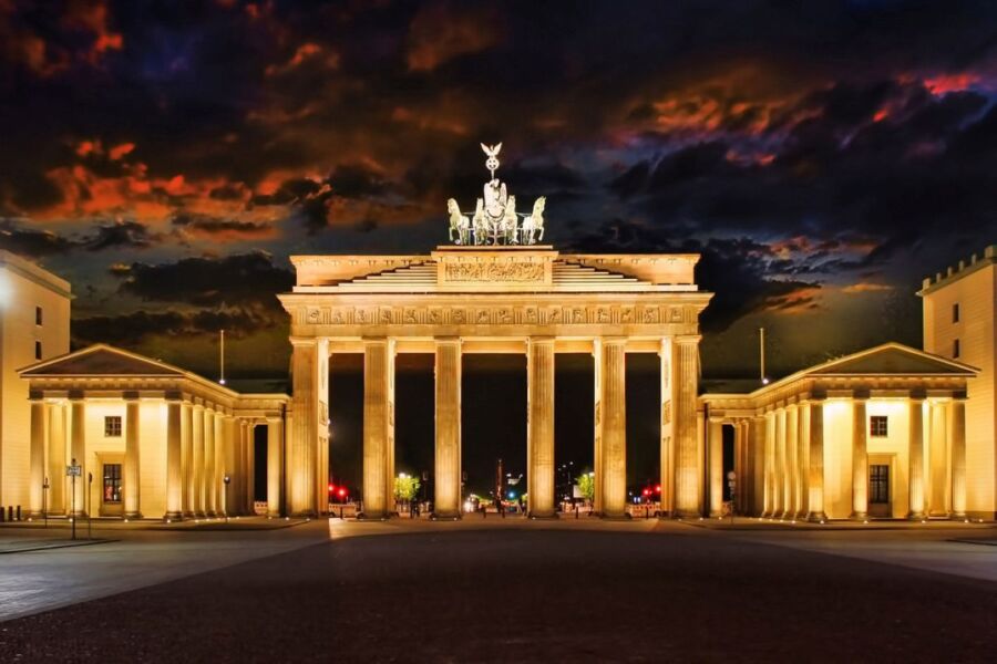 Berlin Wall and Brandenburg Gate