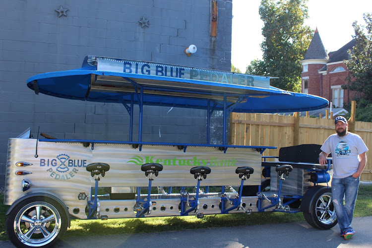 Big Blue Pedaler