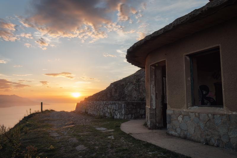 Abandoned building at Bokor Hill Station