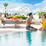 Tourists enjoying at Bucuti & Tara Beach Resort Aruba