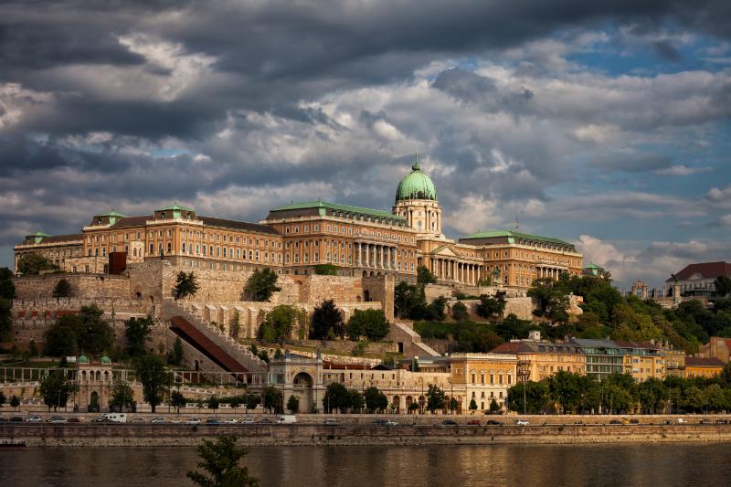 Buda Castle at Danube River