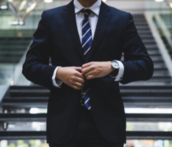 Business man in a suit