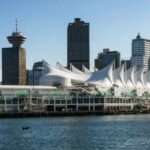 Canada Place and Vancouver Lookout in Downtown Vancouver