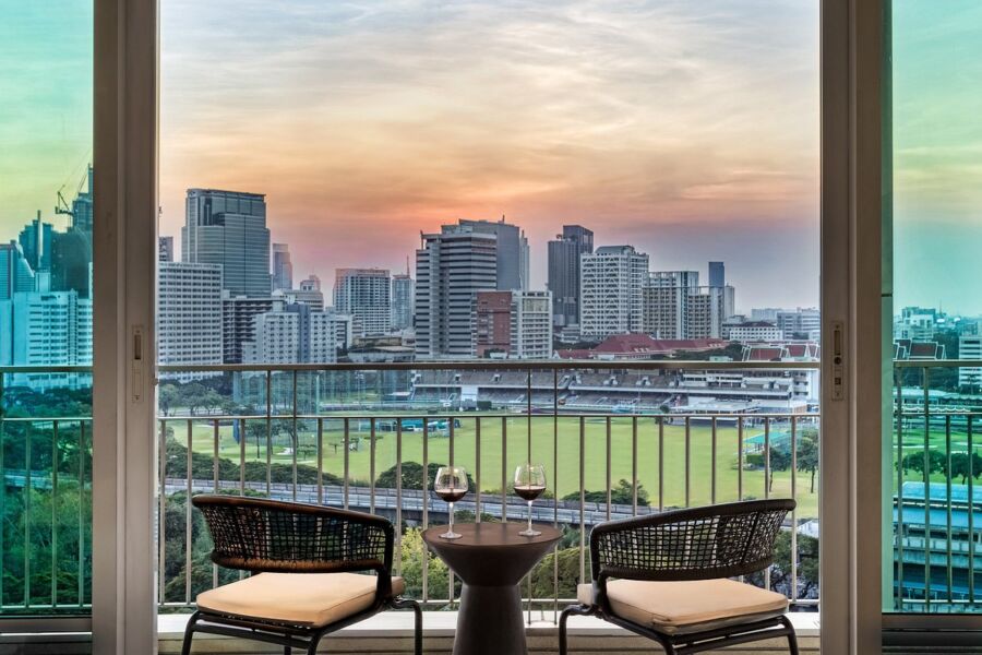 City view of Dusit from a hotel room