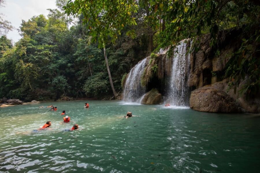 Falls at Erawan National Park