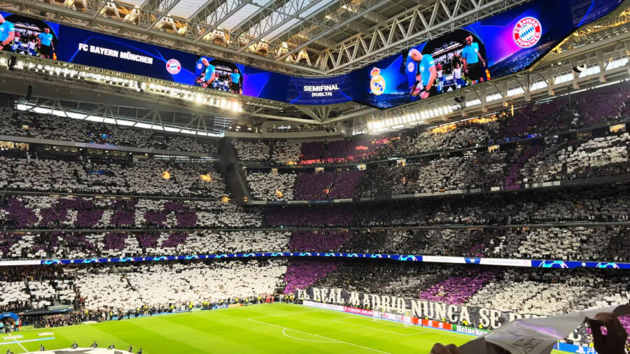 Santiago Bernabéu in Madrid