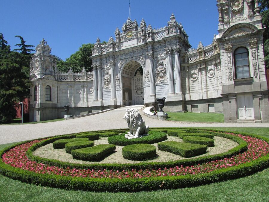 Exterior of Dolmabahçe Palace