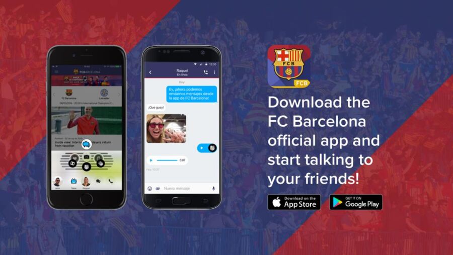 FC Barcelona and Valencia CF mobile apps