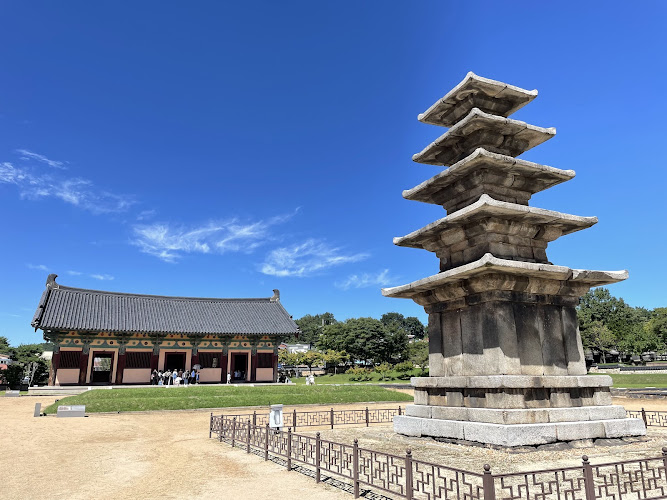 Five-Storey Stone Pagoda at Jeongnimsa Temple Site