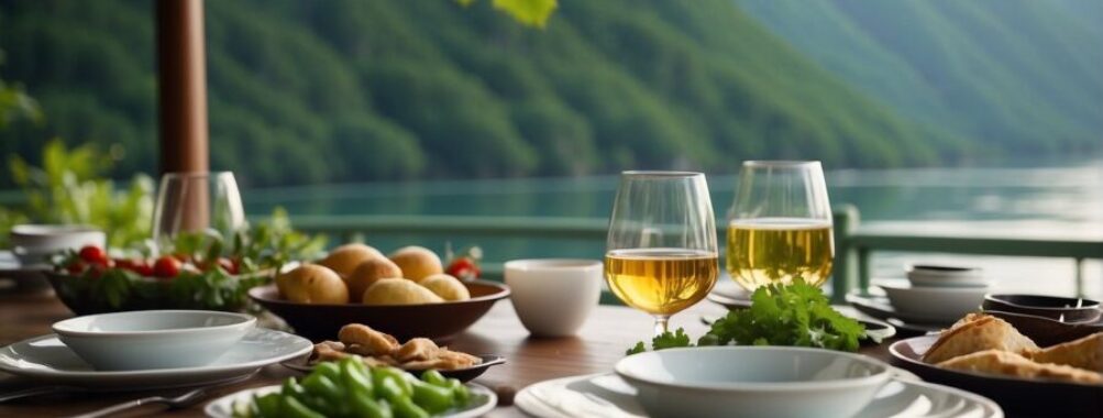 Food and wine offering for Sajek tours