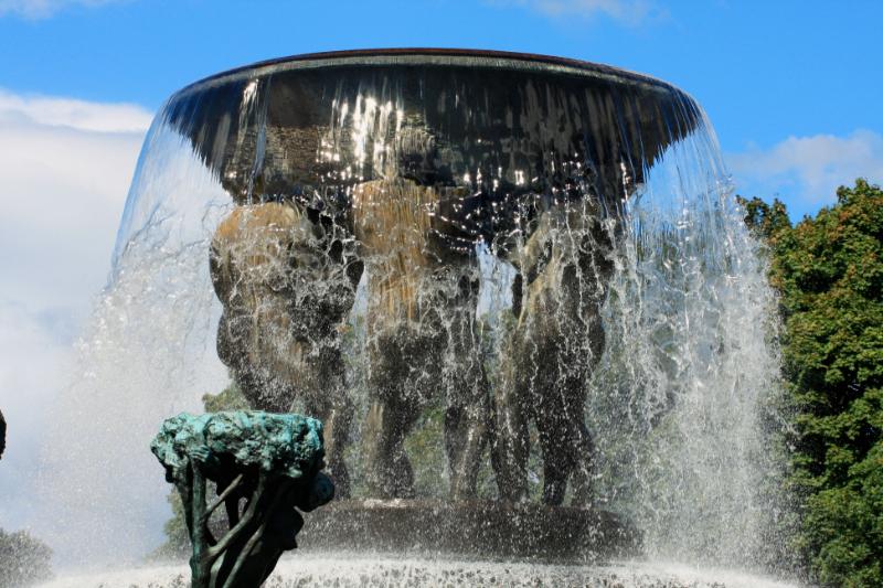 Fountain at the Vigeland Park