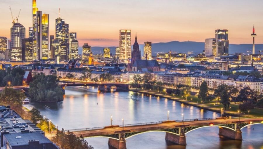 Frankfurt's Skyline and Skyscrapers