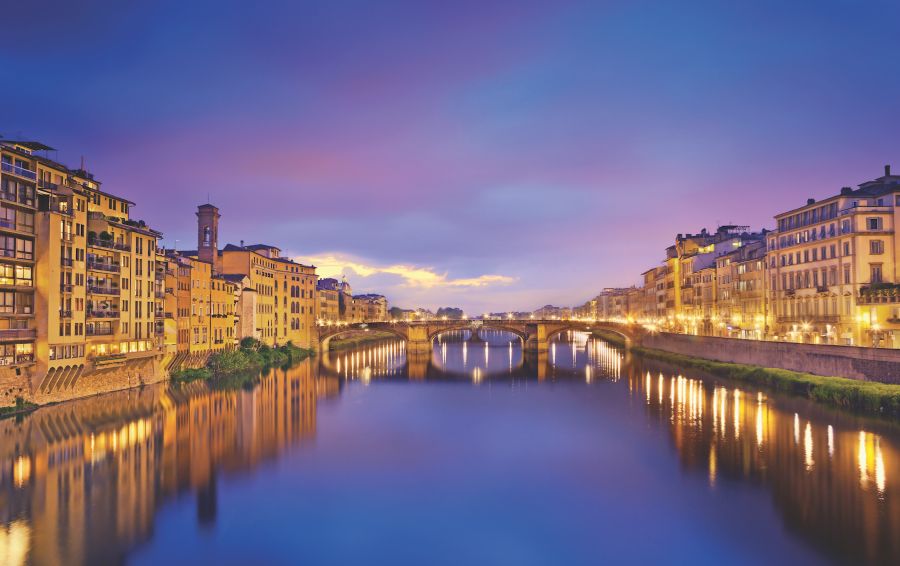 Geography of Florence and Venice