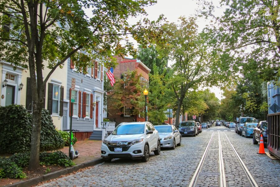 Georgetown Cobblestone Streets