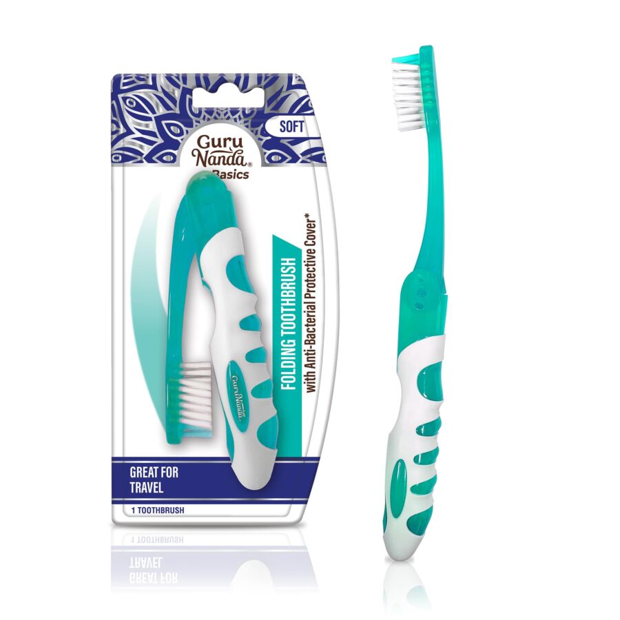 GuruNanda Folding Toothbrush