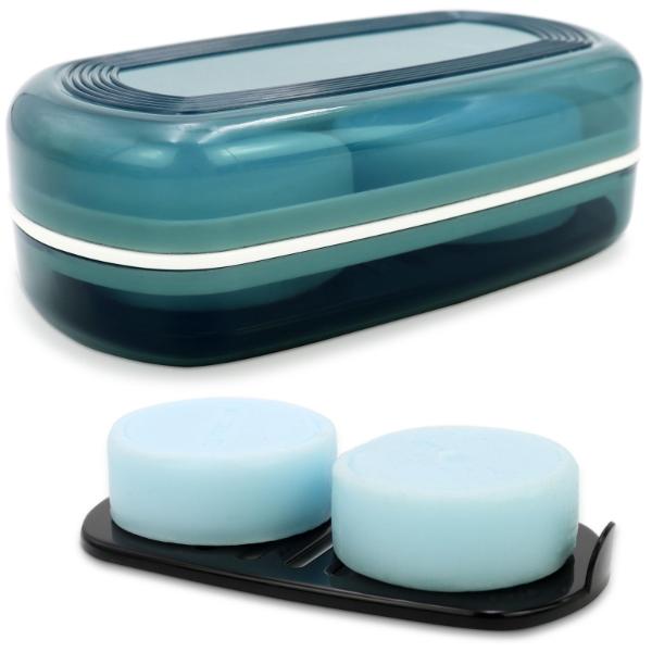 Solid Shampoo Bar Holder, Large Bar Soap Holder, Travel Soap Container, Soap Box with Draining Layer