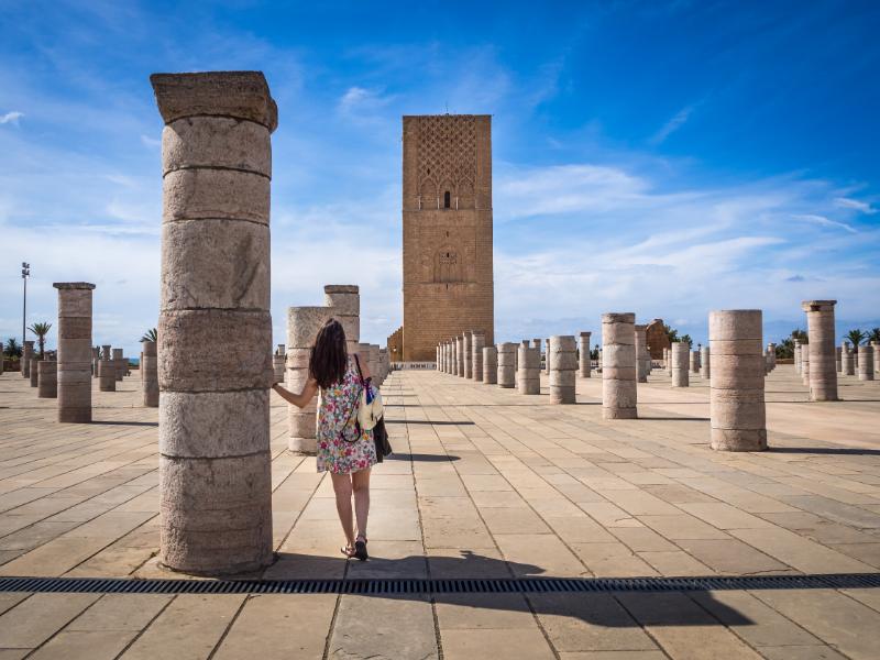 Hassan Tower in Morocco