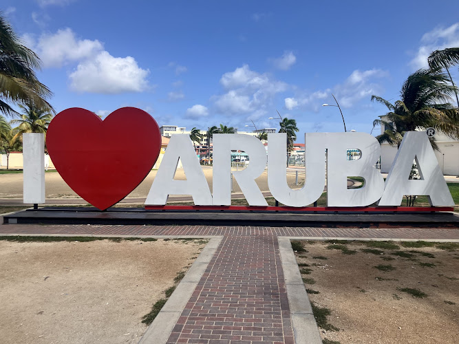 I Love Aruba Sign