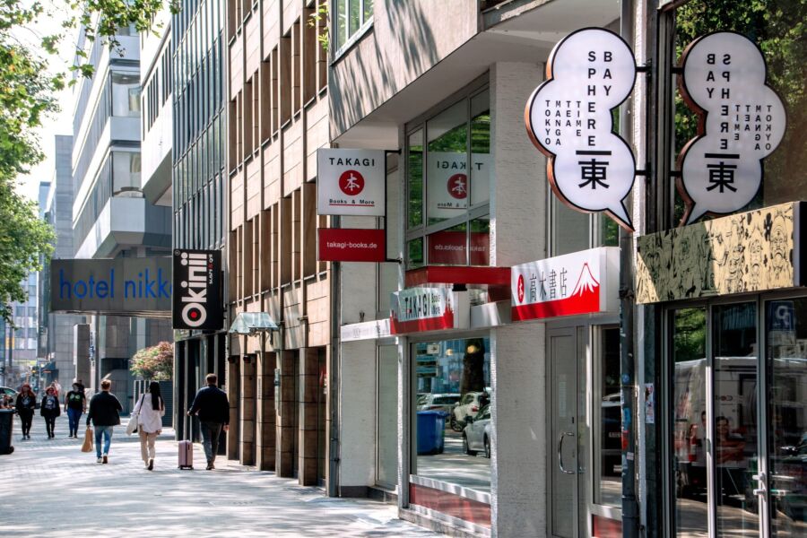 Immermannstrase in Little Tokyo