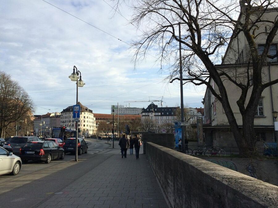 Isarvorstadt street scene