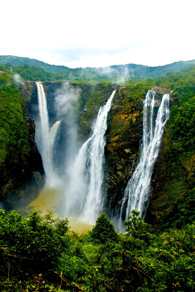Majestic Jog Falls in Jog, India