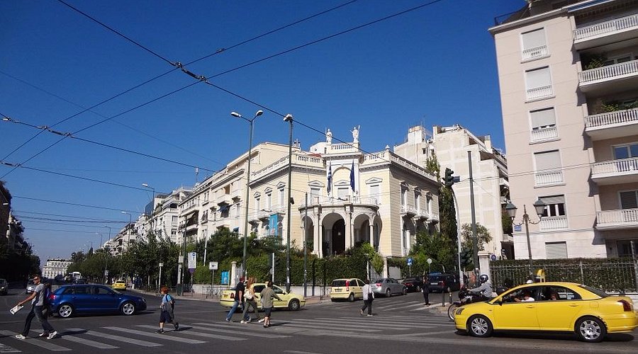 A shot of Kolonaki square 