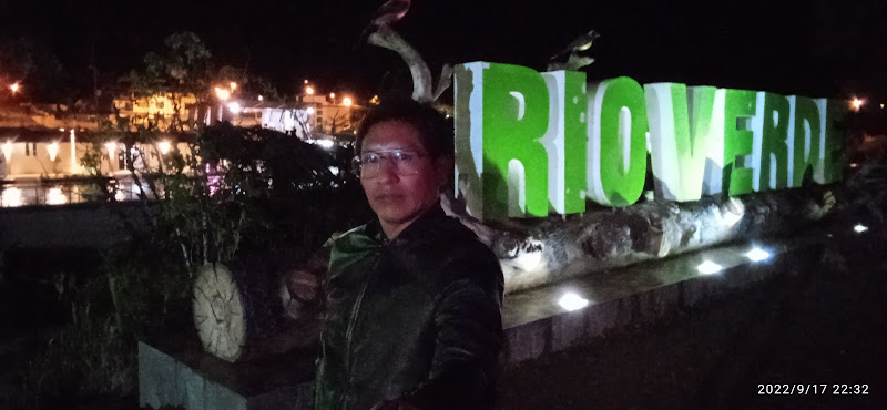Las letras Río Verde