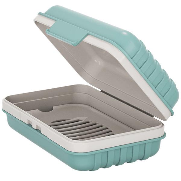 Leakproof Travel Soap Dish with Lid - Draining Soap Bar Holder - Travel Soap Container - Portable Soap Case for Traveling, Camping, Outdoor, Gym, Bathroom,Travel Essentials