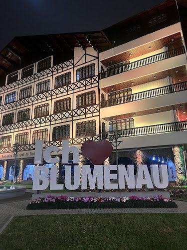 Letreiro Ich Liebe Blumenau