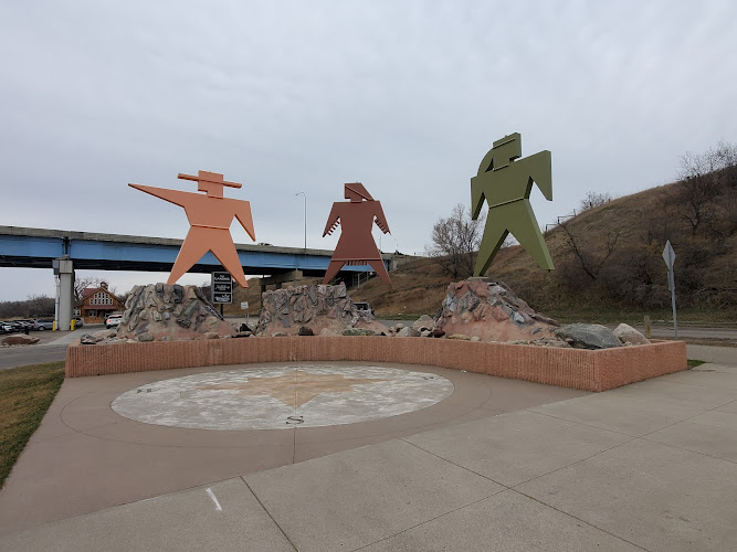 Lewis & Clark and Sakakawea Sculptures