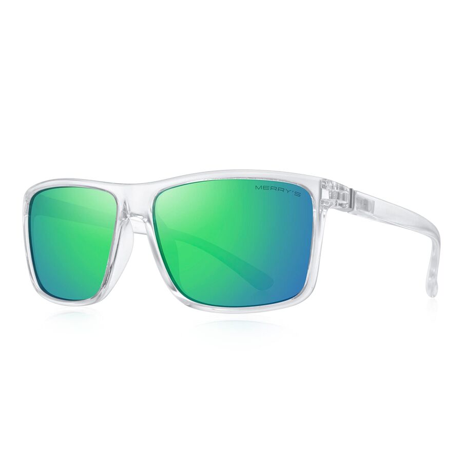 MERRY'S Rectangular Polarized Sports Sunglasses