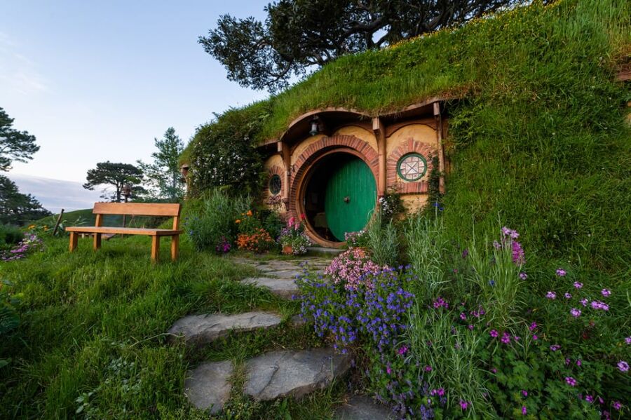 Hobbiton in Matamata New Zealand