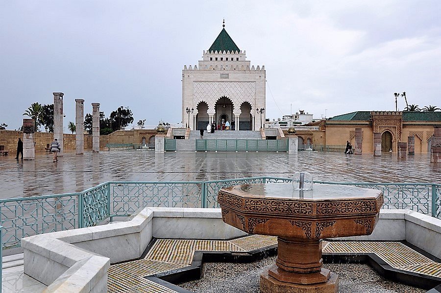 Mausoleum of Mohammed V exterior shot