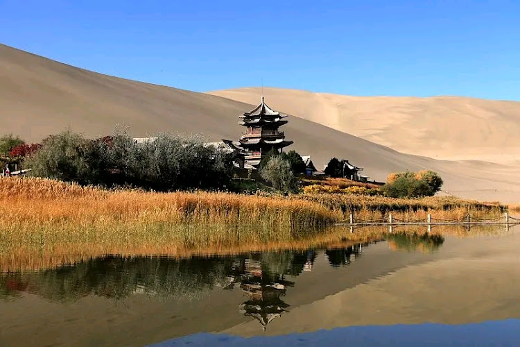 Mingsha Mountain and Crescent Moon Spring