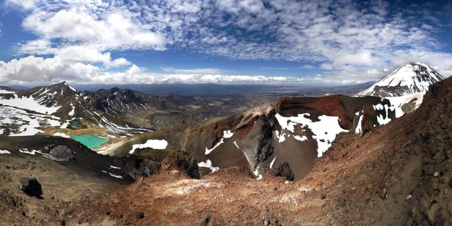 Picturesque Mount Ngauruhoe in New Zealand