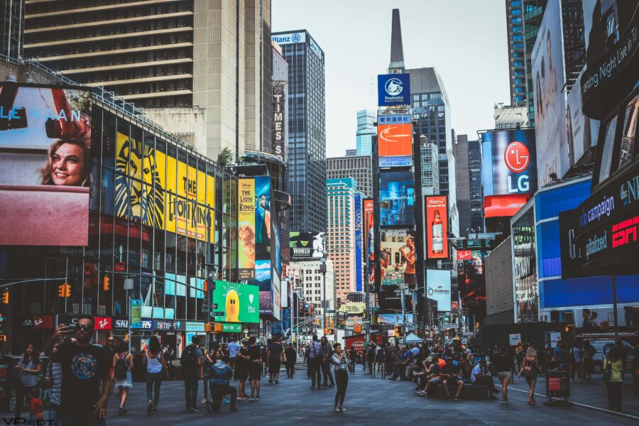 NYC busy streets