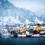 Norwegian Fjord Centre during winter