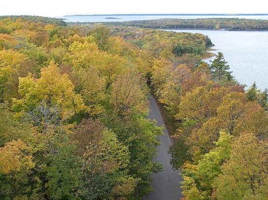 Observation Tower Views with picturesque foliage 