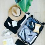 Packing suitcase